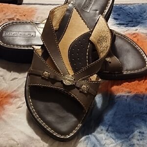 Harley-Davidson Brown Leather Detail